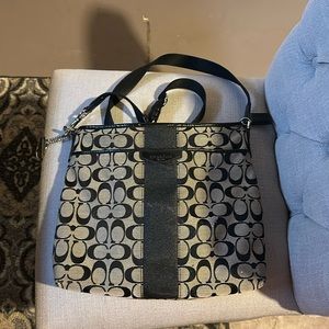 COACH, classic black and gray. Gently used.